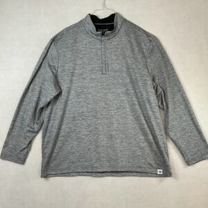 Maelreg 1/4 Zip Performance Pullover Mens 3XL Black Long Sleeve Fleece Golf